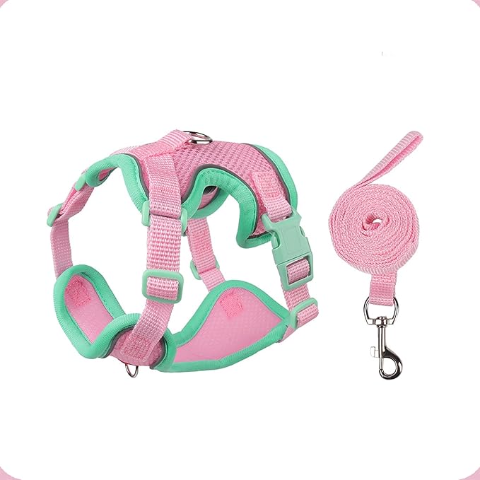 Cat Harness and Leash Set for Walking – Escape-Proof Reflective Vest for Cats by Muejjur