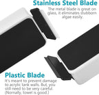 Magnetic Aquarium Fish Tank Glass Algae Scrapers Glass Cleaner Scrubber Clean S - Image 2