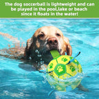 QDAN Dog Toys Soccer Ball, Dog Tug Toy, Water Toy, Durable Balls - Image 4