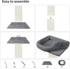AGYM Cat Scratching Post, 32”Cat Scratcher - Image 7