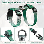 Cat Harness and Leash Set, 3-in-1 Escape Proof Adjustable, Comfortable Soft - Image 3