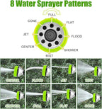 Dog Washing Hose Attachment, 8-in-1 Sprayer Mode Garden Hose Nozzle - Image 2