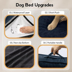 Large Orthopedic Dog Bed with Sides XXXL Dog Beds with Removable Washable Cover - Image 5