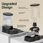Gardner Pet Automatic Dog Water Dispenser Gravity Stainless Steel Water Waterer - Image 3
