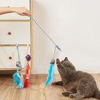 IUHKBH Cat Wand Toy, Saft Kitty Toy - Image 6