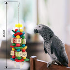 Rypet Wood Bird Chewing Toy for Cage, Wooden Birds Cage Toys for Helping Trim - Image 3