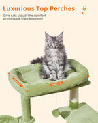 Taoqimiao Cat Tree, 38.5-Inch Cat Tower - Image 3