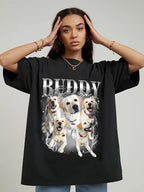 Custom Bootleg Rap Tee, Personalized Girlfriend Vintage Graphic T-Shirt - Image 6
