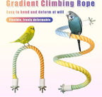 3PCS Parrot Perch, Soft Rope Bird Perches - Image 2