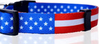 Native Pup American Flag Dog Collar- Red White and Blue- Patriotic Collars - Image 2
