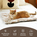 Self Warming Cat Bed, Non-Slip Heated Dog Mat Thermal Blanket - Image 2