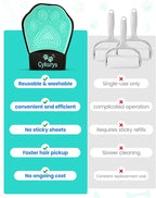 Pet Hair Removal Glove for Dogs & Cats, 2-in-1 Double-Sided Pet Grooming Tool - Image 7