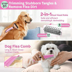 Dog Brush for Shedding 13pcs Bath Grooming Kit - Image 3