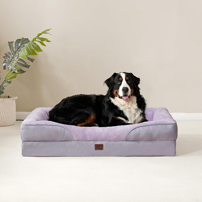 EHEYCIGA Orthopedic XL Dog Bed for Large Sized Dog, Waterproof Liner & Washable - Image 8