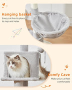 Taoqimiao Cat Tree, 49-Inch Cat Tower - Image 5