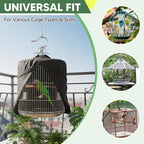 Bird Cage Cover Birdcage Cover Protector Washable Sunproof Dustproof Windproof - Image 7