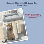 TRIXIE Replacement Sisal Post for Cat Scratching Posts, Backup Scratcher for - Image 2