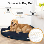 Large Orthopedic Dog Bed with Sides Big Dog Beds with Removable Washable Cover - Image 2