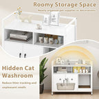 Giantex Cat Litter Box Enclosure - Image 4