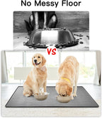 32" x 24" Large Pet Food Mat, Silicone Dog Mats - Image 5