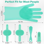 6PCS Pet Grooming Kit for Dogs, Cats and Horses | Dog Washing Gloves | Dog Bath - Image 7