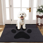 Buganda Dog Door Mat for Muddy Paws, Absorbent Dirt Trapper Non Slip Indoor by Buganda