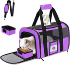 Large Cat Carrier Soft Sided Pet Carriers by SECLATO