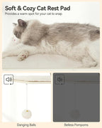 FourFurPets 72.4" Cat Tree, Modern Cat Tower - Image 5