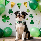 St. Patrick's Day Dog Collar, UP URARA PUP Shamrock Adjustable Pet Collar - Image 6