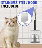 Cat Litter Scoop, Solid and Durable Kitty Metal Scooper, Stainless Steel Sifter - Image 6