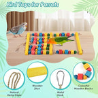 Bird Toys, Parrot Chew Swing Toy - Image 3