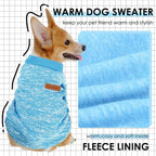1 Pc Dog Sweaters for Small Dogs Girl Boy Winter Fleece Clothes Warm Soft Dog - Image 2