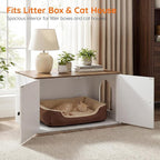 HOOBRO Cat Litter Box Enclosure, Hidden Litter Box Furniture - Image 3