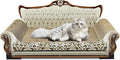 Luxury Cardboard Cat Scratcher Sofa Bed, Couch Shaped Scratching Board by INRLKIT