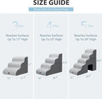 Dog Stairs for Couch Sofa and Chair, 3-Step Dog Steps for Small Dogs and Cats - Image 4