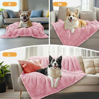 Luciphia 1 Pack 3 Calming Dog Blanket Fluffy Premium Fleece Pet Blankets Soft - Image 3