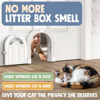 Purrfect Portal Meow Manor® XL Interior Cat Door, No-Flap Pet Door - Image 4