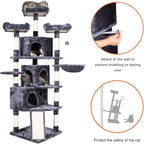 Hey-brother XL Cat Tree, 73.4 inch Cat Tower - Image 6
