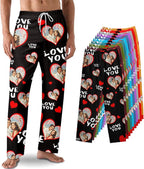 Custom Pajama Pants with Face customized PJ Pants Christmas Valentine gifts by Unknown
