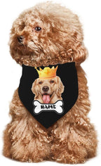 Custom Dog Bandana for Cat Dog Pet Add Your Design Personalized Neckwear - Image 4