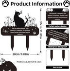Pet Cat Memorial Grave Markers - Image 2