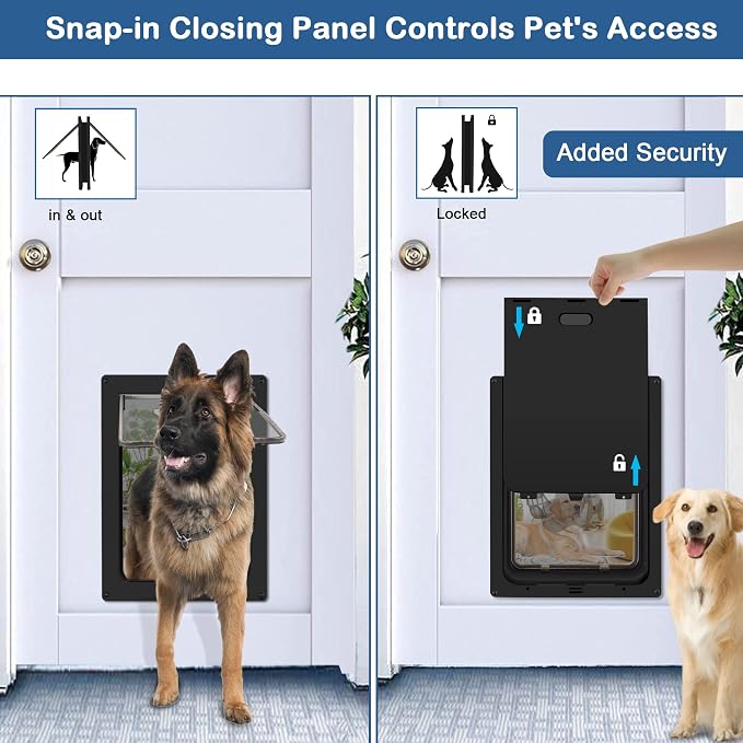 CEESC Large Dog Door for Pets Up to 100 lb, Weatherproof Pet Door for Cats and - Image 3