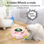 ORSDA Cat Toy, 3-in-1 Automatic Interactive Electronic Moving Ambush Feather - Image 3