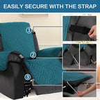 H.VERSAILTEX Reversible Quilted Recliner Covers Water Resistant Furniture - Image 4
