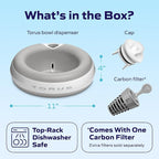 Filtered Portable Dog Water Dispenser, 2L / 68oz, Automatic Pet Water Dispenser - Image 6