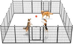 Dog Playpen 40 inch 20 Panels Indoor Outdoor Dog Pen by Jhsomdr