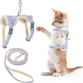 TIESOME Cat Harness and Leash Set, Adjustable Gradient Kitten Harness Escape by TIESOME