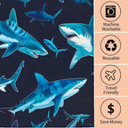 Cute Shark Hand Towels - Image 3