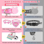 SCENEREAL Cat Bandana Collar for Birthday - Image 6
