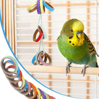Jenaai 24 Pcs Chew Bagels Bird Toys - Image 6